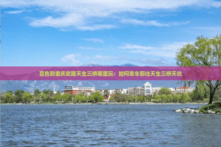 百色到重庆武隆天生三桥哪里玩：如何乘车前往天生三桥天坑