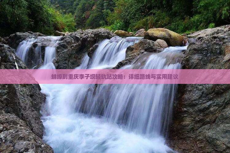 蚌埠到重庆李子坝轻轨站攻略：详细路线与实用建议
