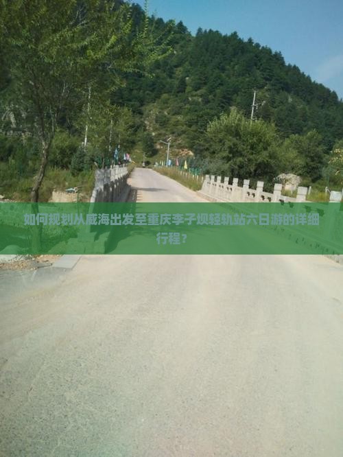 如何规划从威海出发至重庆李子坝轻轨站六日游的详细行程？