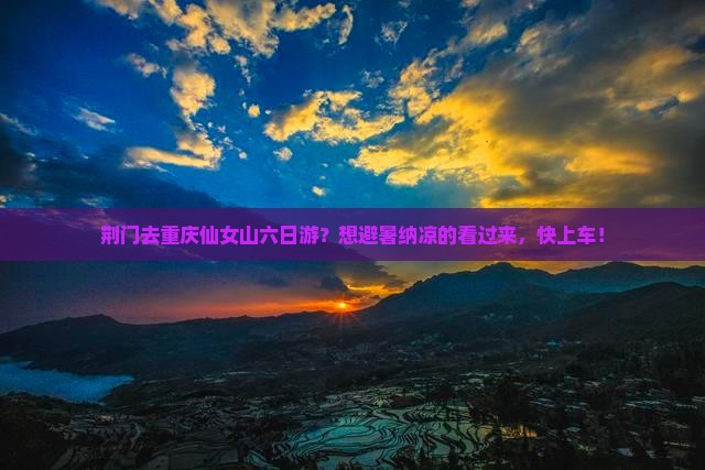 荆门去重庆仙女山六日游？想避暑纳凉的看过来，快上车！