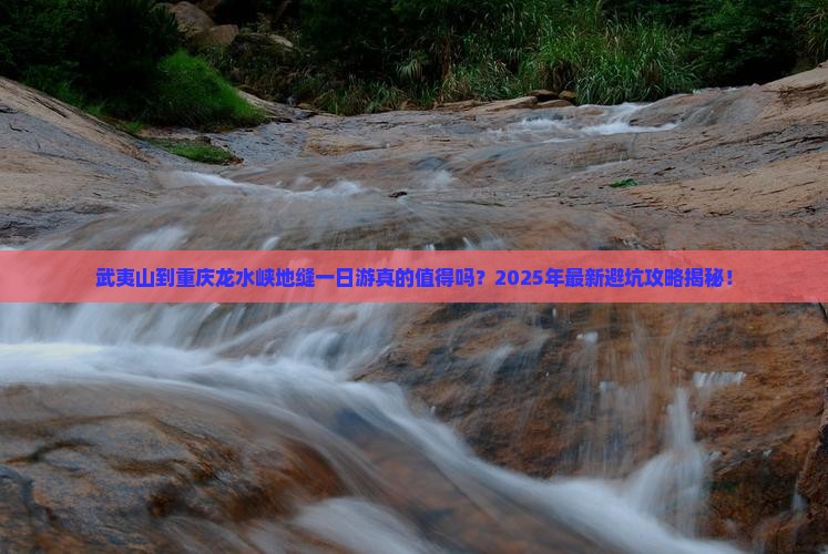 武夷山到重庆龙水峡地缝一日