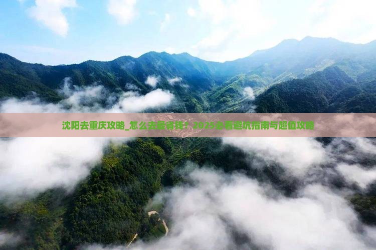 沈阳去重庆攻略