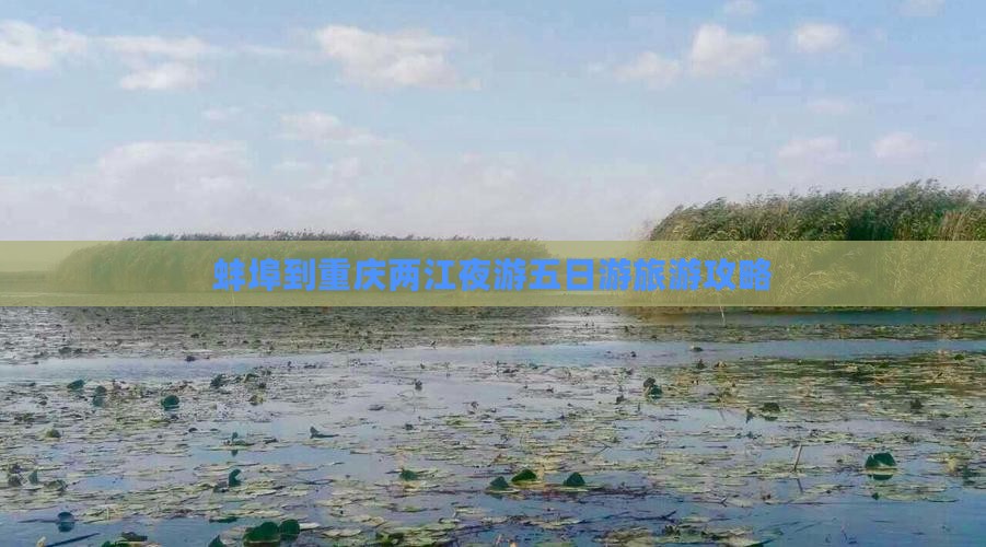 蚌埠到重庆两江夜游五日游旅游攻略