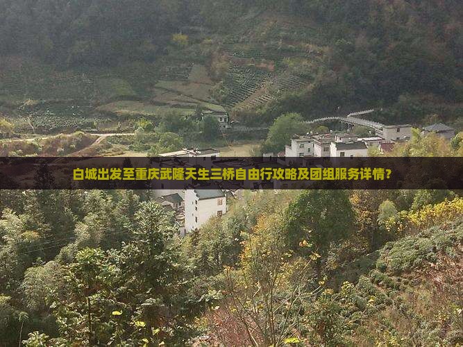 白城出发至重庆武隆天生三桥自由行攻略及团组服务详情？