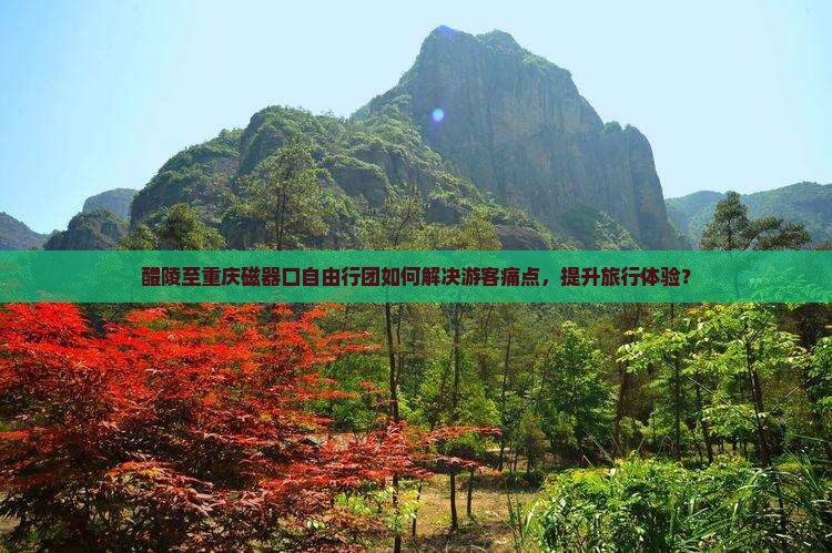 醴陵至重庆磁器口自由行团如何解决游客痛点，提升旅行体验？