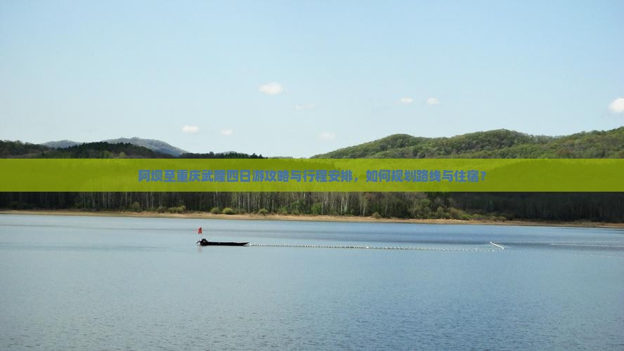 阿坝至重庆武隆四日游攻略与行程安排，如何规划路线与住宿？