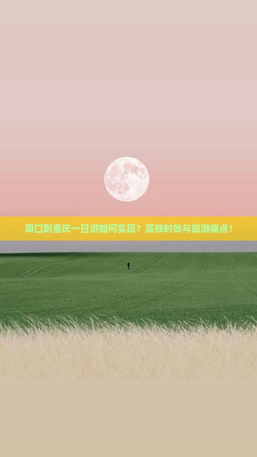 周口到重庆一日游如何实现？高铁时效与旅游痛点！