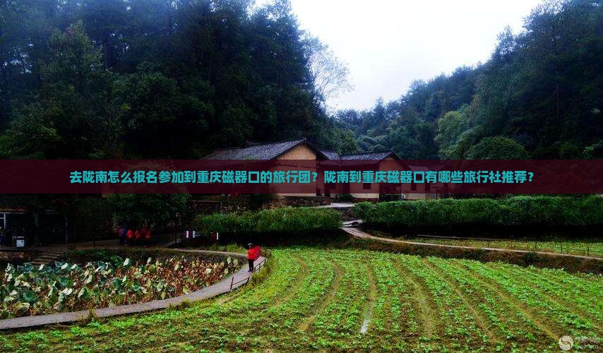 去陇南怎么报名参加到重庆磁器口的旅行团？陇南到重庆磁器口有哪些旅行社推荐？