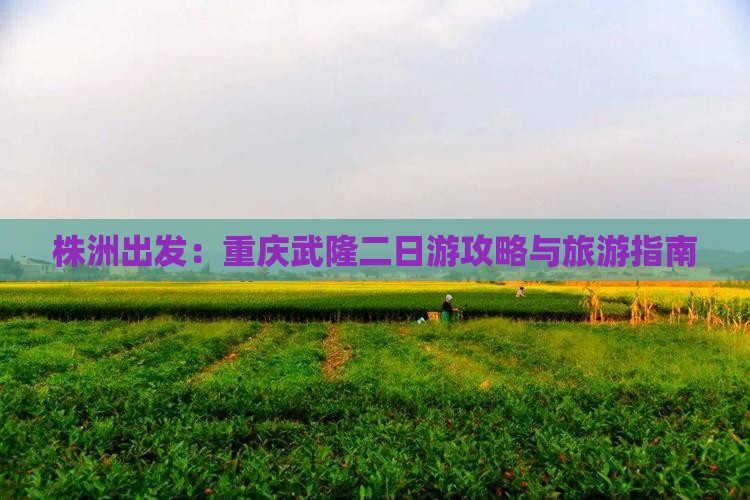 株洲出发：重庆武隆二日游攻略与旅游指南