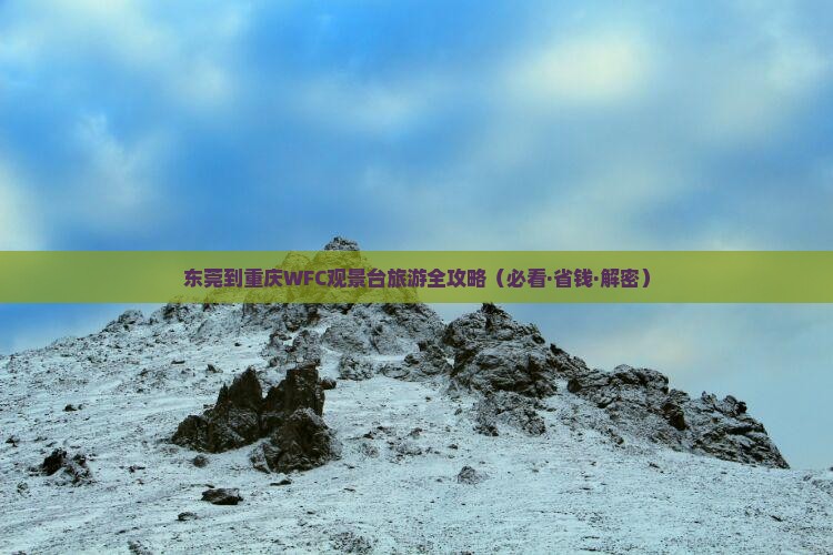 东莞到重庆wfc观景台旅游小吃