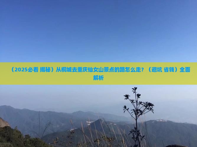 桐城去重庆仙女山景点