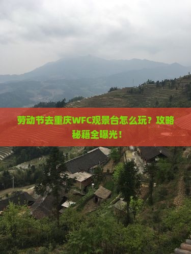 劳动节到重庆wfc观景台哪里玩