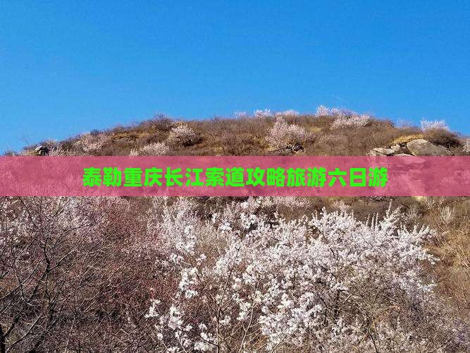 阿泰勒到重庆长江索道六日游