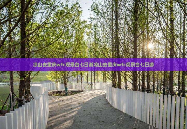 凉山去重庆wfc观景台七日游