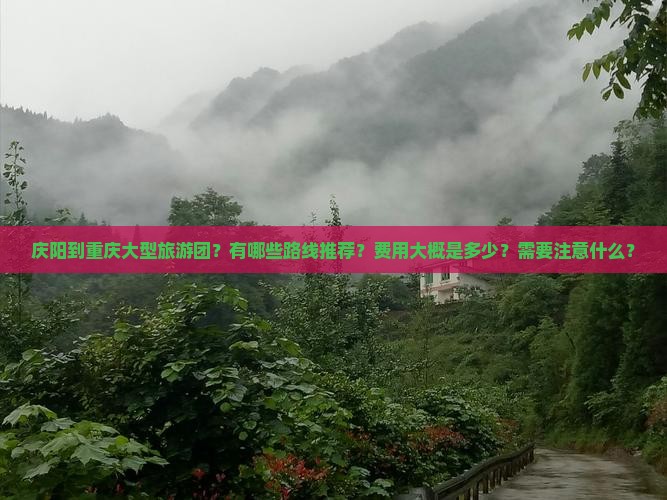 庆阳到重庆大型旅游团？有哪些路线推荐？费用大概是多少？需要注意什么？