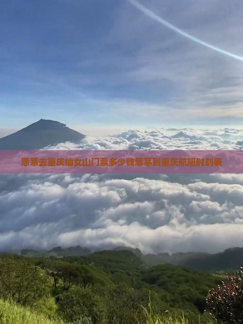 思茅去重庆仙女山门票多少钱思茅到重庆航班时刻表