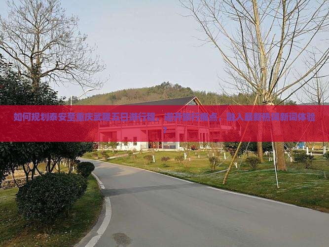 如何规划泰安至重庆武隆五日游行程，避开旅行痛点，融入最新热词新词体验?