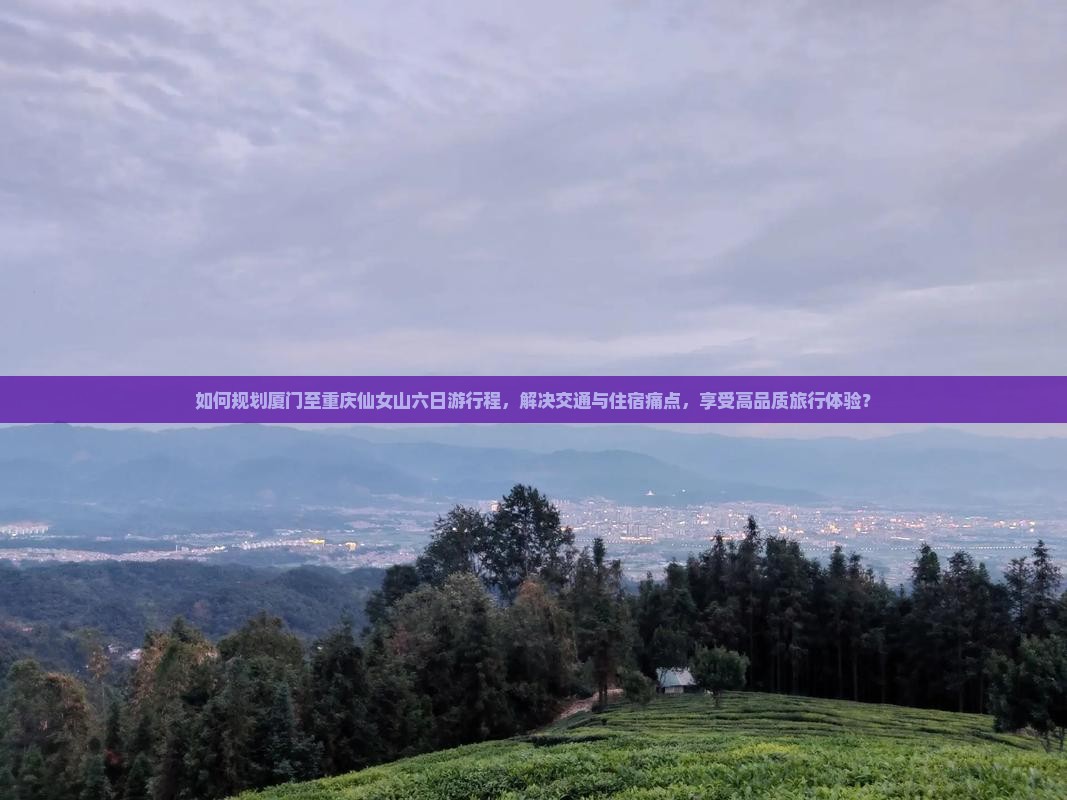 如何规划厦门至重庆仙女山六日游行程，解决交通与住宿痛点，享受高品质旅行体验？