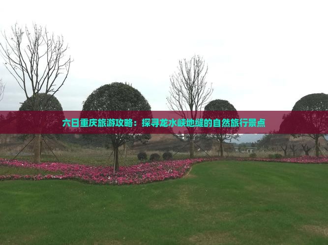 六日重庆旅游攻略：探寻龙水峡地缝的自然旅行景点