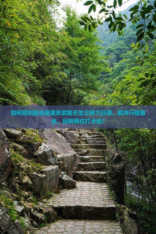 如何规划盐城至重庆武隆天生三桥六日游，解决行程痛点，玩转网红打卡地？