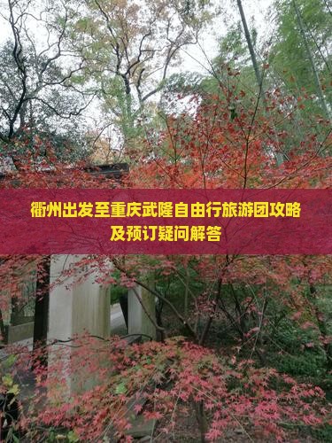 衢州出发至重庆武隆自由行旅游团攻略及预订疑问解答