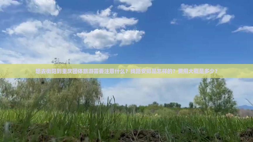 想去衡阳到重庆团体旅游需要注意什么？线路安排是怎样的？费用大概是多少？