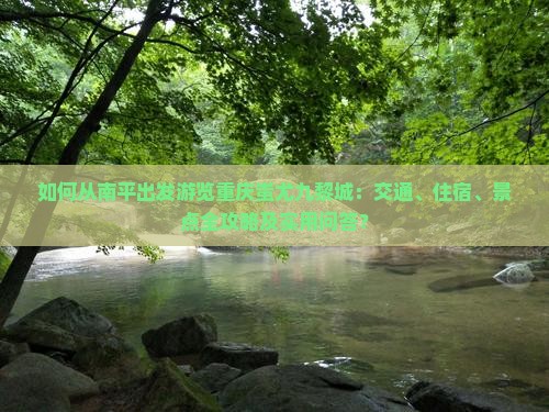 如何从南平出发游览重庆蚩尤九黎城：交通、住宿、景点全攻略及实用问答？