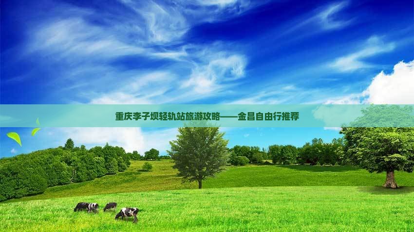 重庆李子坝轻轨站旅游攻略——金昌自由行推荐