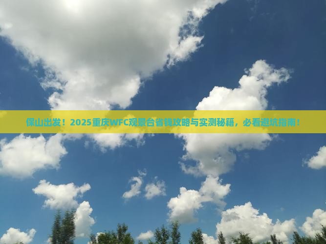 保山去重庆wfc观景台门票