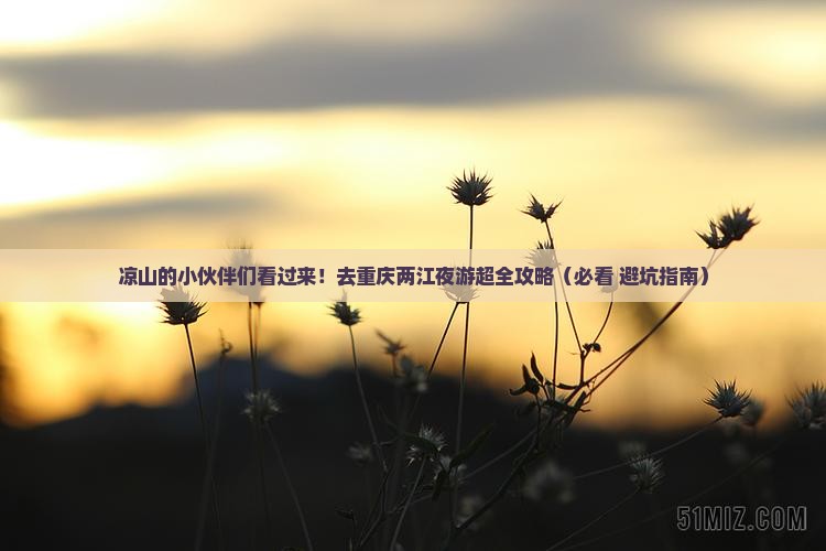 凉山去重庆两江夜游一日