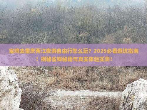 宝鸡去重庆两江夜游自由行