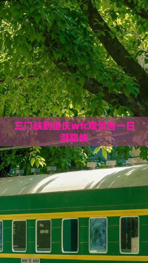 三门峡到重庆wfc观景台一日 三门峡到重庆wfc观景台一日
