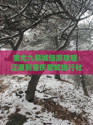 辽源到重庆蚩尤九黎城旅行社
