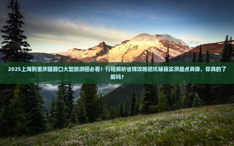上海到重庆磁器口大型旅游团