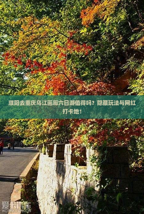 濮阳去重庆乌江画廊六日游