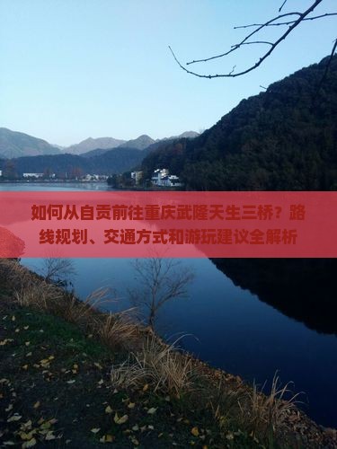 如何从自贡前往重庆武隆天生三桥？路线规划、交通方式和游玩建议全解析