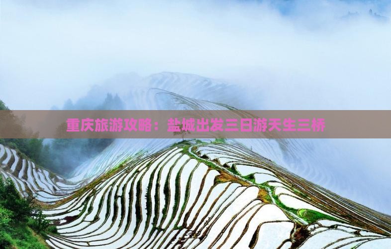 重庆旅游攻略：盐城出发三日游天生三桥