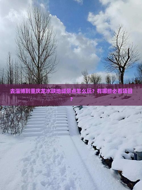 去淄博到重庆龙水峡地缝景点怎么玩？有哪些必看项目？