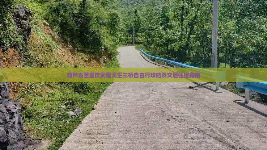 葫芦岛至重庆武隆天生三桥自由行攻略及交通住宿指南