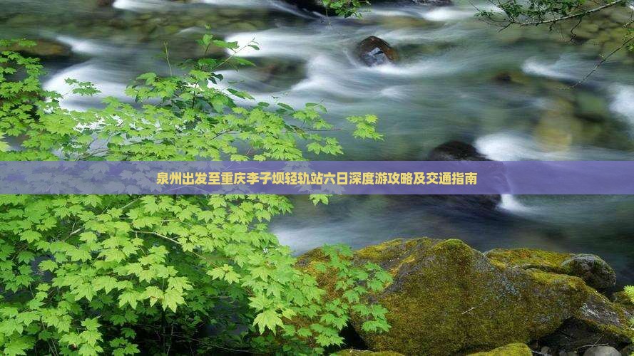 泉州出发至重庆李子坝轻轨站六日深度游攻略及交通指南