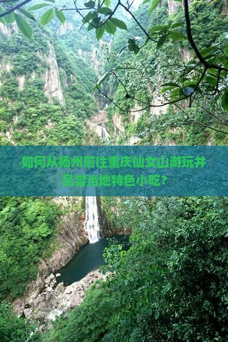 如何从扬州前往重庆仙女山游玩并品尝当地特色小吃？