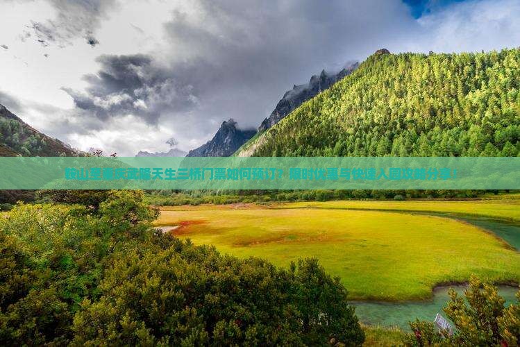 鞍山至重庆武隆天生三桥门票如何预订？限时优惠与快速入园攻略分享！