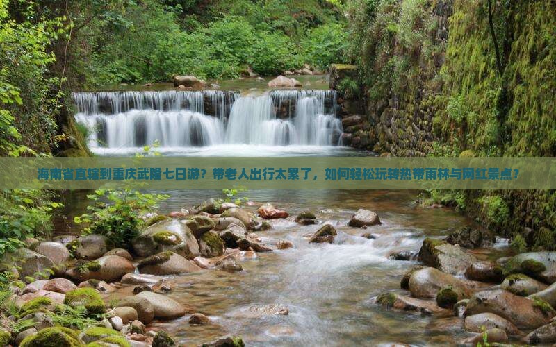 海南省直辖到重庆武隆七日游？带老人出行太累了，如何轻松玩转热带雨林与网红景点？