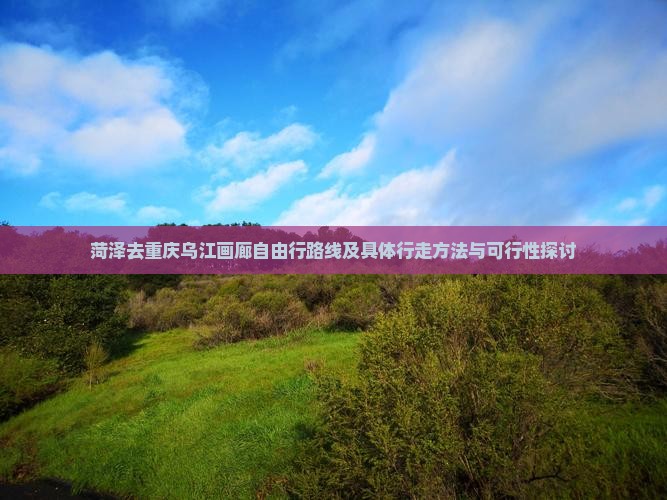 菏泽去重庆乌江画廊自由行路线及具体行走方法与可行性探讨