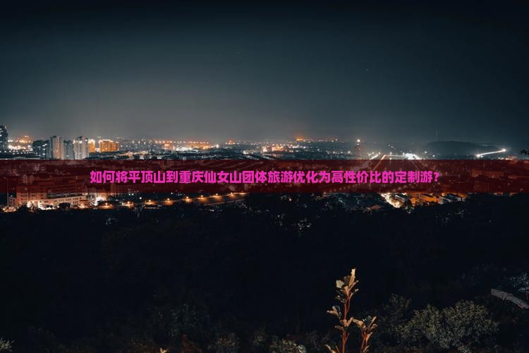 如何将平顶山到重庆仙女山团体旅游优化为高性价比的定制游？