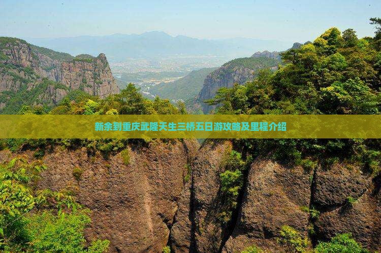 新余到重庆武隆天生三桥五日游攻略及里程介绍