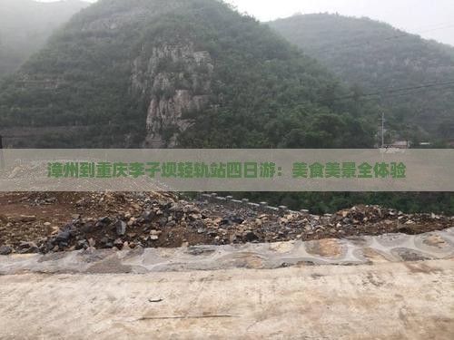 漳州到重庆李子坝轻轨站四日游：美食美景全体验