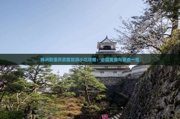 株洲到重庆武隆旅游小吃攻略：必尝美食与景点一览