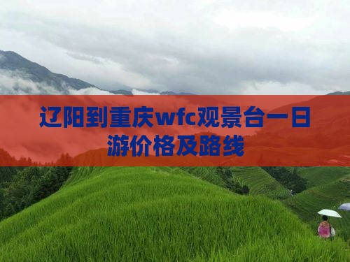 辽阳到重庆wfc观景台一日游价格及路线