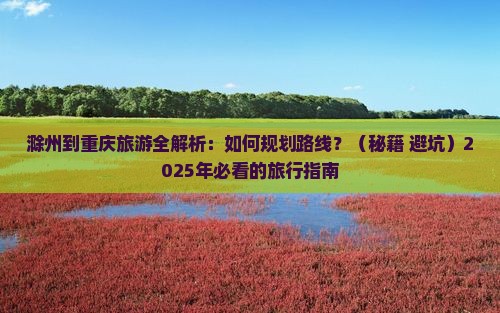 滁州到重庆旅游